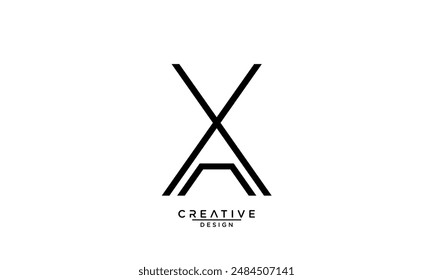 AXE, XA, A, X, Letras Abstractas Logo Monograma