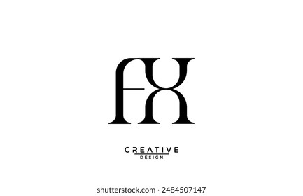 AX, XA, A, X, Abstract Letters Logo Monogram