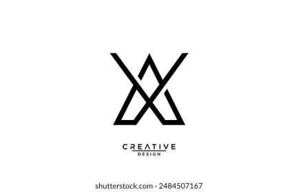 AX, XA, A, X, Abstract Letters Logo Monogram