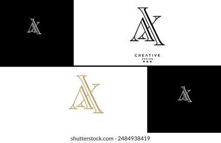 AX, XA, A, X, Abstract Letters Logo Monogram