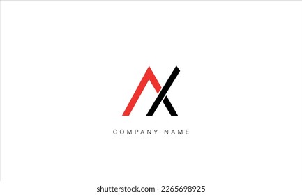 AX, XA, Abstract Letters Logo Monogram