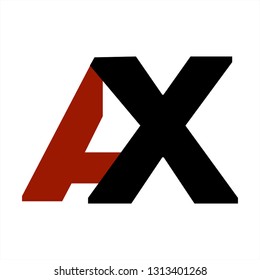 AX, XA Initials Letter Company Logo