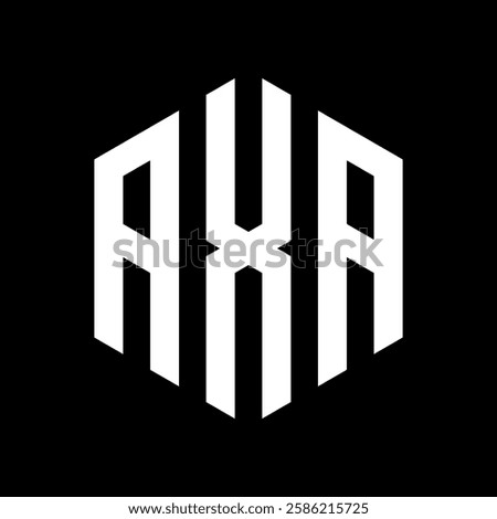 AXA Monogram Letter Logo for Luxury Branding