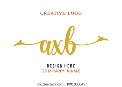 El logotipo de las letras del AXB es sencillo, fácil de entender y autoritario