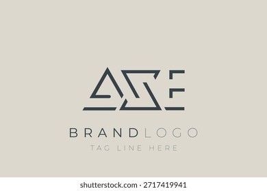 AXE abstract letter logo design. Modern Business Logo Design With Abstract Typography and Contemporary Style
