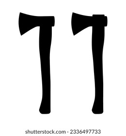 Axe Ax icon set simple design