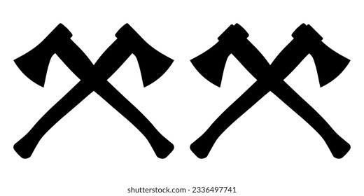 Axe Ax icon set simple design