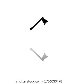 X. Símbolo negro sobre fondo blanco. Ilustración simple. Icono de vector plano. Sombra de reflexión de espejo. Se puede utilizar en proyectos de logotipo, web, móvil e interfaz de usuario