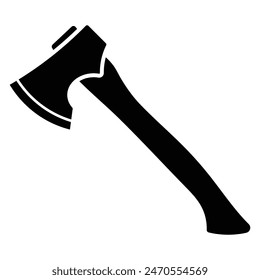 Icono de Vector negro Axe. Silueta negra. Ideal para Diseño gráfico, Ilustraciones y proyectos de arte digital.