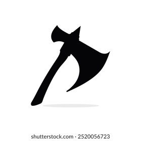 an axe blade silhouette vector element graphic
