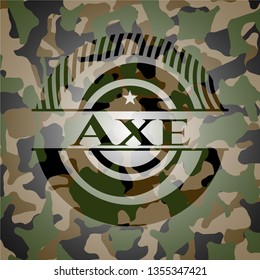 Axe camouflage emblem
