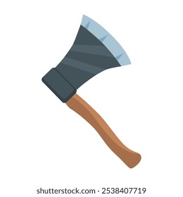 axe camping gear isolated icon