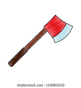 Axe carpenter tool scribble