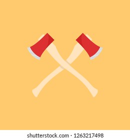 Axe cartoon vector. symbol. logo design.