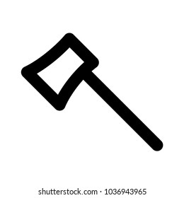 axe  chop steel 