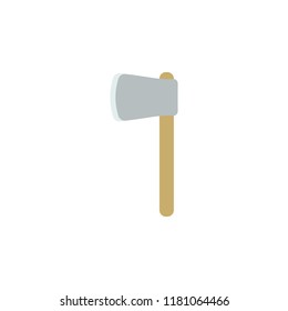 axe colored icon. Element of colored autumn icon for mobile concept and web apps. Colored axe icon can be used for web and mobile on white background