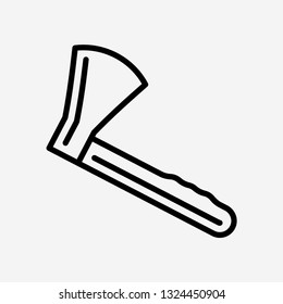 Axe concept line icon. Simple element illustration. Axe concept outline symbol design. Can be used for web and mobile UI/UX . Modern vector style