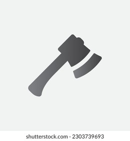 Axe Construction Icon Symbol Illustration Vector