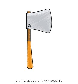 Axe construction tool scribble
