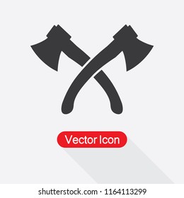 Axe Cross Icon Vector Illustration Eps10