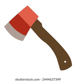 Ax Emoji Icon Vektorgrafik auf weißem Hintergrund. Holzbeil-Symbol Illustration