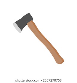 Axe, Farming Flat Vector Illustration