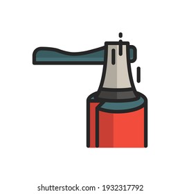 Axe filled outline icons. Vector illustration. Editable stroke. Isolated icon suitable for web, infographics, interface and apps.