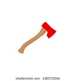 Axe flat icon. Vector eps10