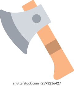 Axe Flat Illustration Vector Design