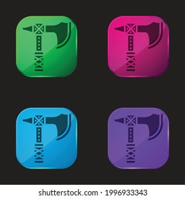 Icono de botón de cuatro colores
