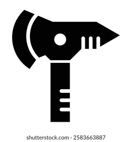 Axe Glyph Icon Vector Design