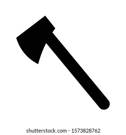 Axe glyph icon vector illustration logo template for many purpose.Isolated on white background
