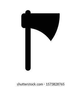 Axe glyph icon vector illustration logo template for many purpose.Isolated on white background