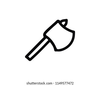 axe hand drawn icon , designed for web and app
