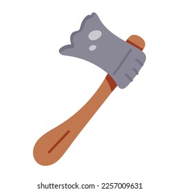 Axe hand drawn icon, scalable design 