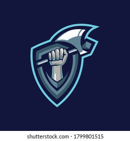 Axe Hand Logo Design Templates