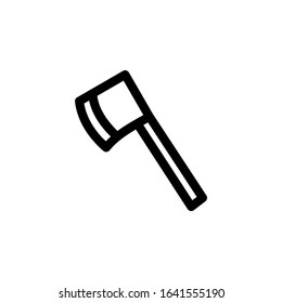 Axe, Hatchet, Equipment, Tools for Lumberjack Icon
