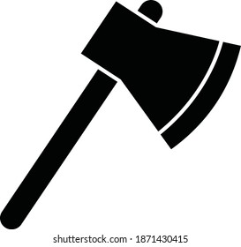 axe and hatchet  Vector Icon 