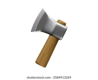 axe icon 3d illustration render