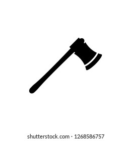 
Axe Icon. Camping Equipment Vector Illustration Logo Template.