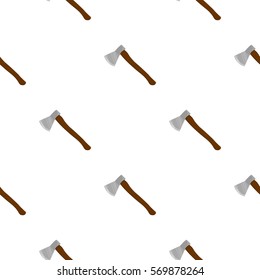 Axe icon cartoon. Single weapon icon from the big ammunition, arms set.