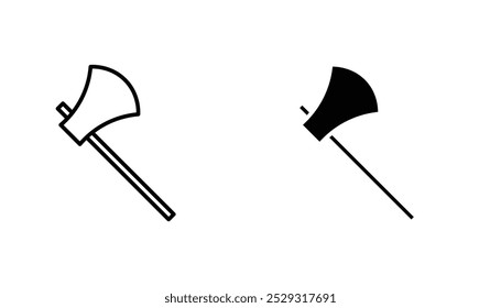 Axe icon concept. Stock vector