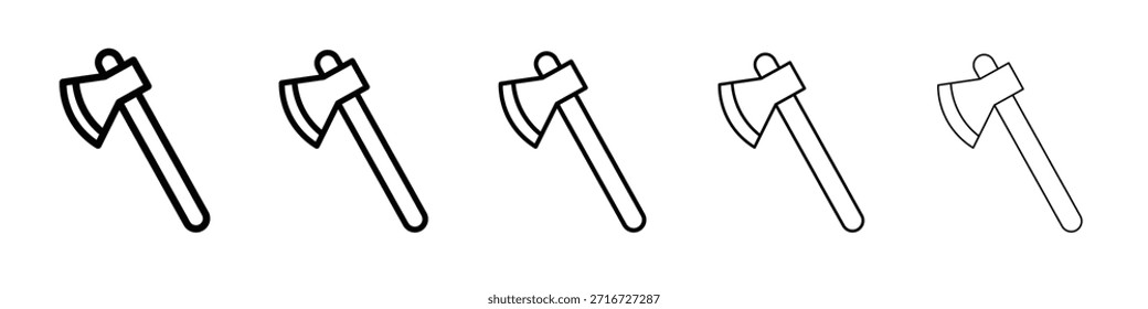 Diseño de ícono de hacha, logotipo, App, interfaz de usuario. Ilustración vectorial, EPS