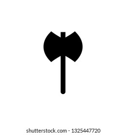 Axe icon design template vector isolated illustration