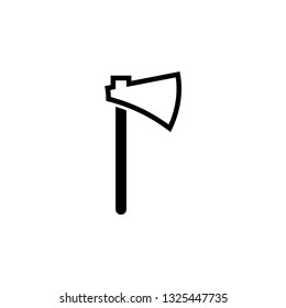 Axe icon design template vector isolated illustration