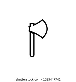 Axe icon design template vector isolated illustration