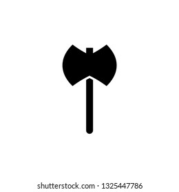 Axe icon design template vector isolated illustration