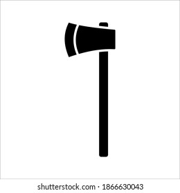 Axe icon. editable vector sign symbol. vector illustration