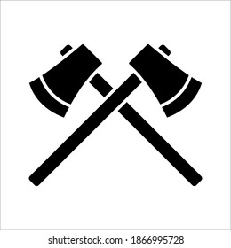 Axe icon. editable vector sign symbol. vector illustration