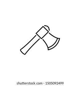 Axe icon. Element of historical games icon